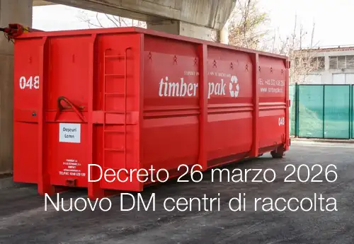 Decreto 26 marzo 2026  Nuovo DM centri di raccolta